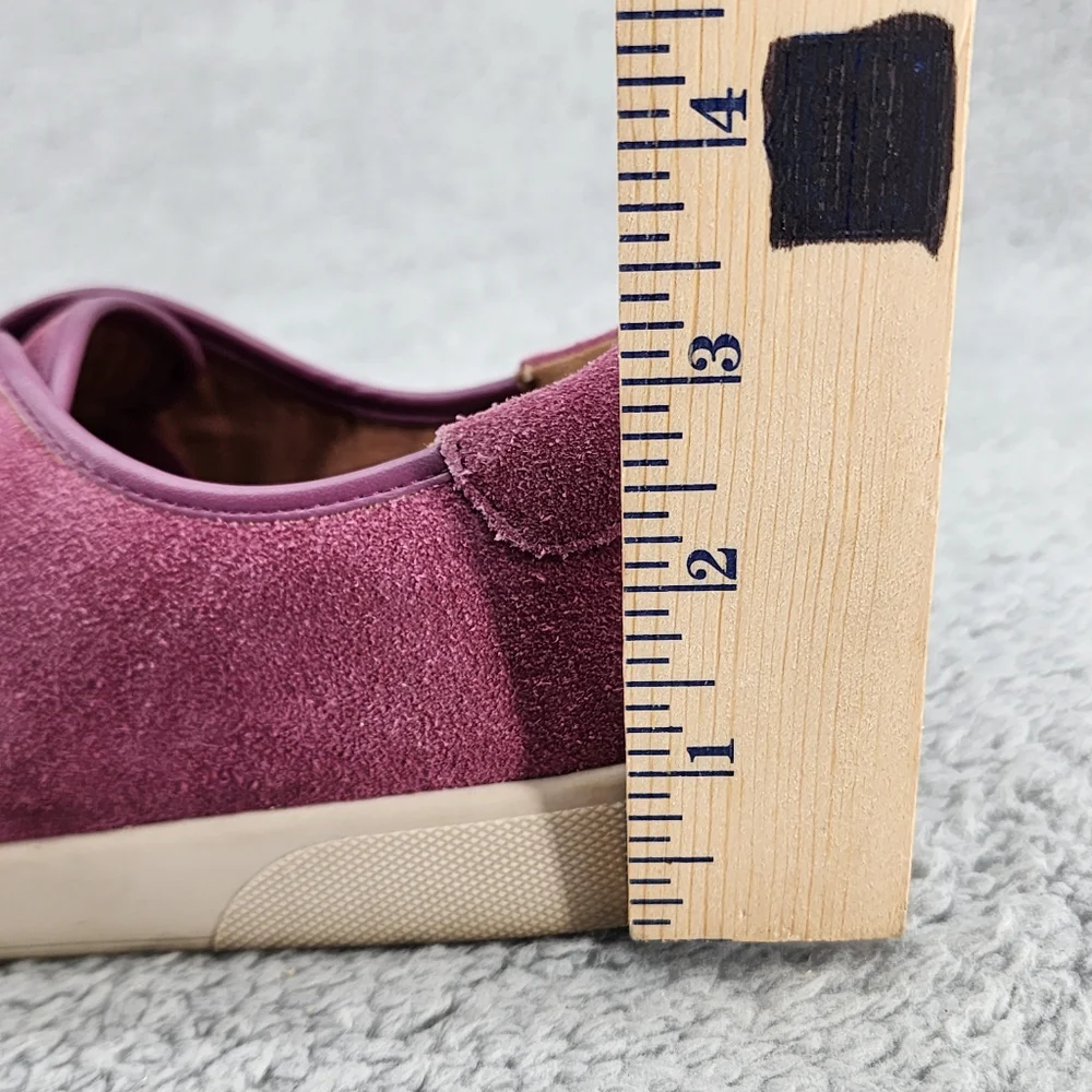 Vionic Jean Suede Slip On Sneakers Sz 8.5 Purple Casual Comfort Shoes - Picture 9 of 12